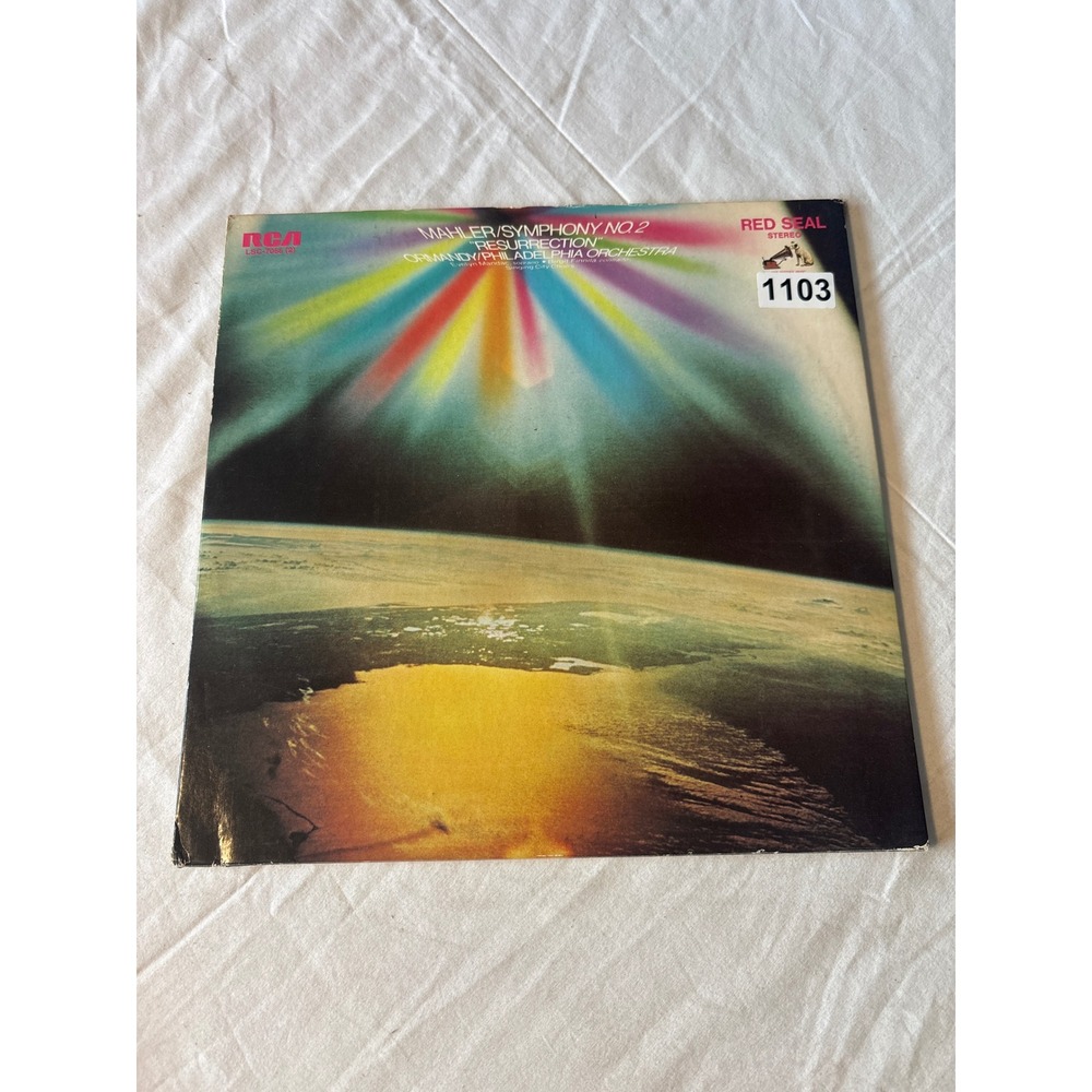 RCA Mahler Symphony No 2 Resurrection LP 12" Multicolor Good Ormandy 1103